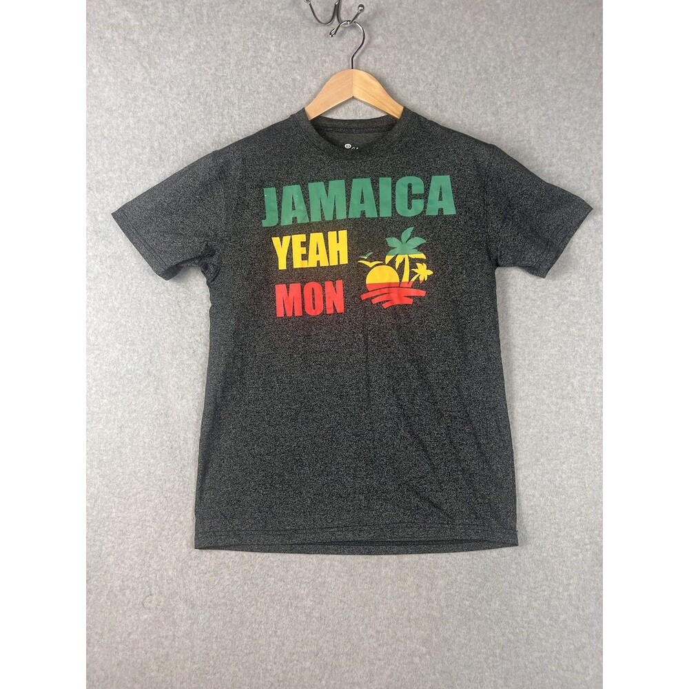 Jamaica  Yeah Mon T-Shirt Mens Large Jamaican Souvenir Destination Shirt